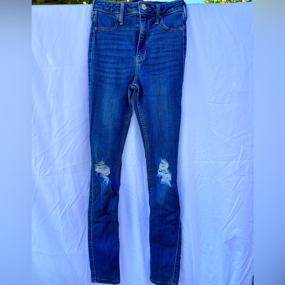 Hollister Ripped Jean Leggings, 1R (25W, 28L)